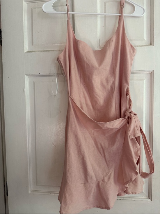 Princess Polly Dresses & Skirts - Princess Polly Blush Pink Wrap Mini Dress